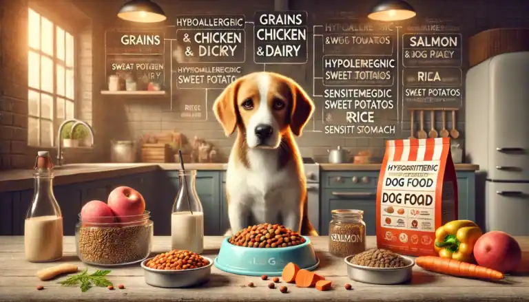 depiction of allergens and hypoallergenic food options