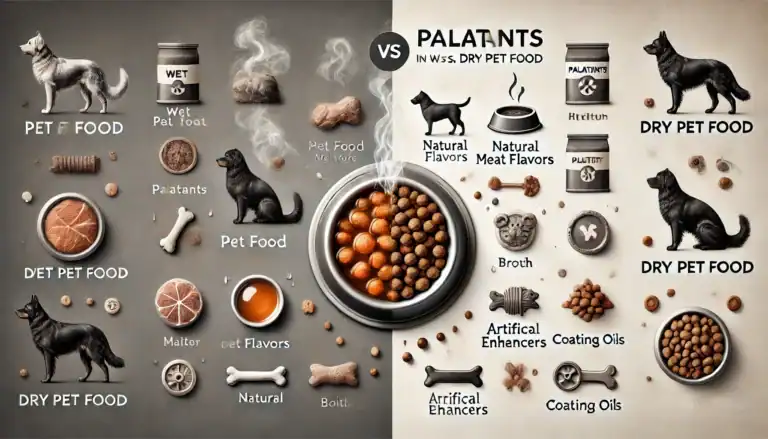 Palatants in Wet vs. Dry Pet Food
